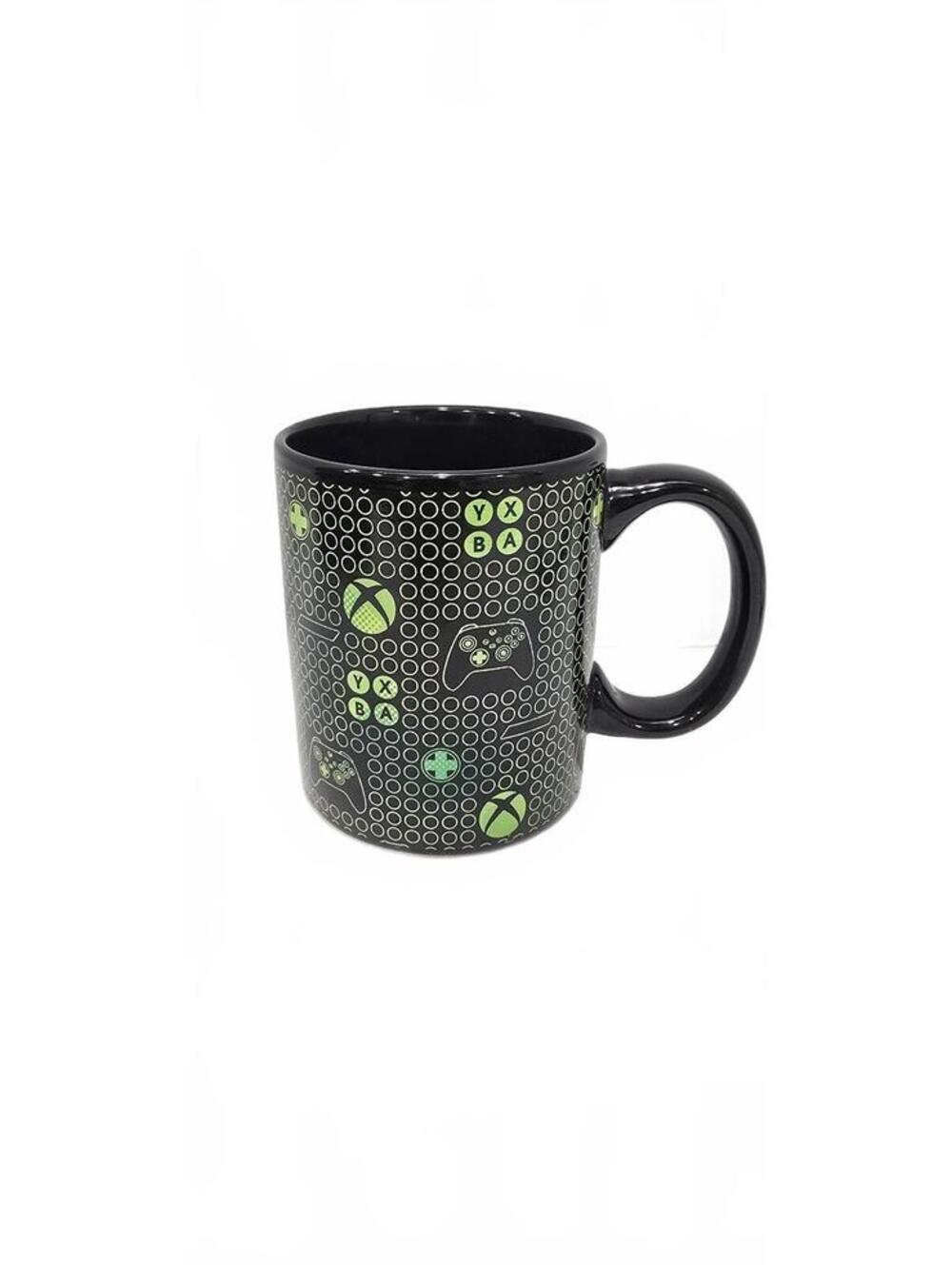 Paladone Xbox Controller Pattern Black Coffee Mug